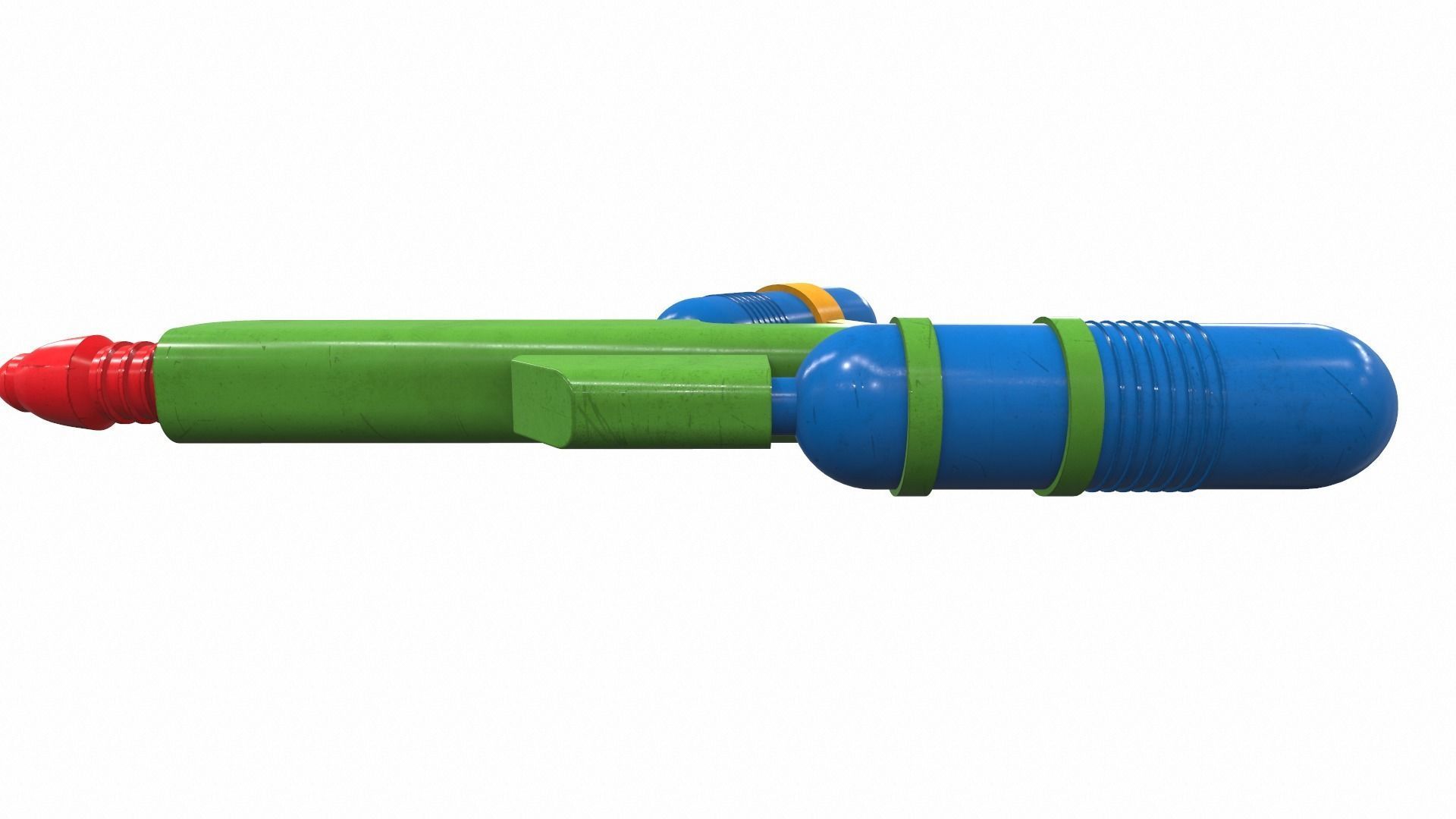 Toy water gun 1 3D model_3