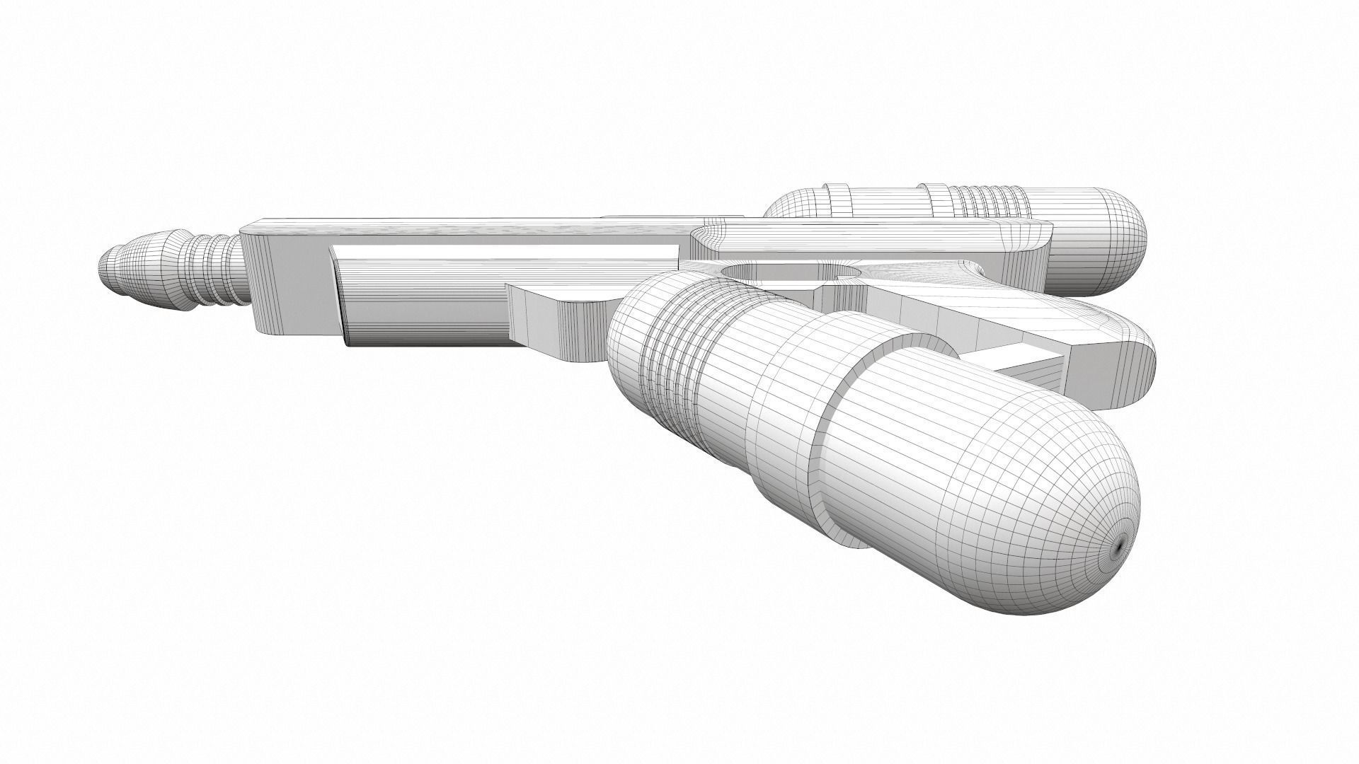 Toy water gun 1 3D model_10