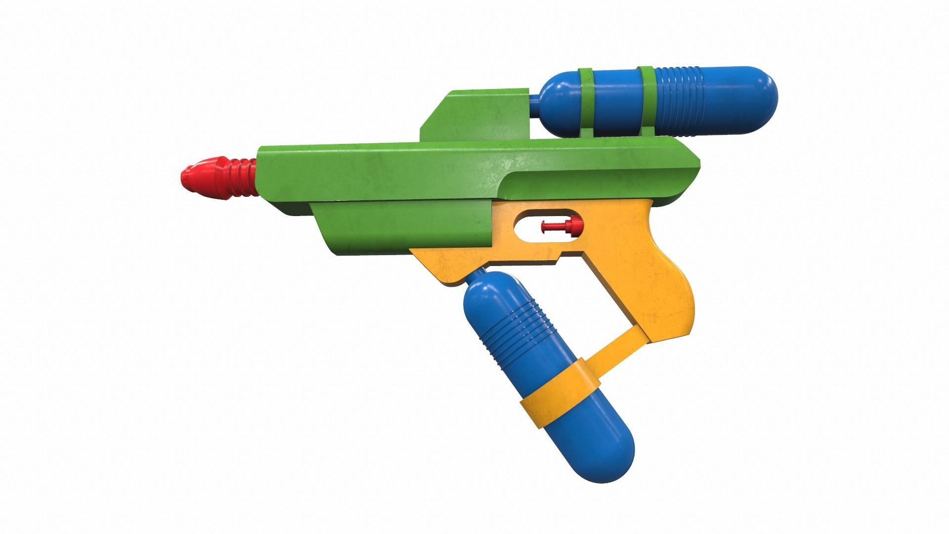 Toy water gun 1 3D model_1