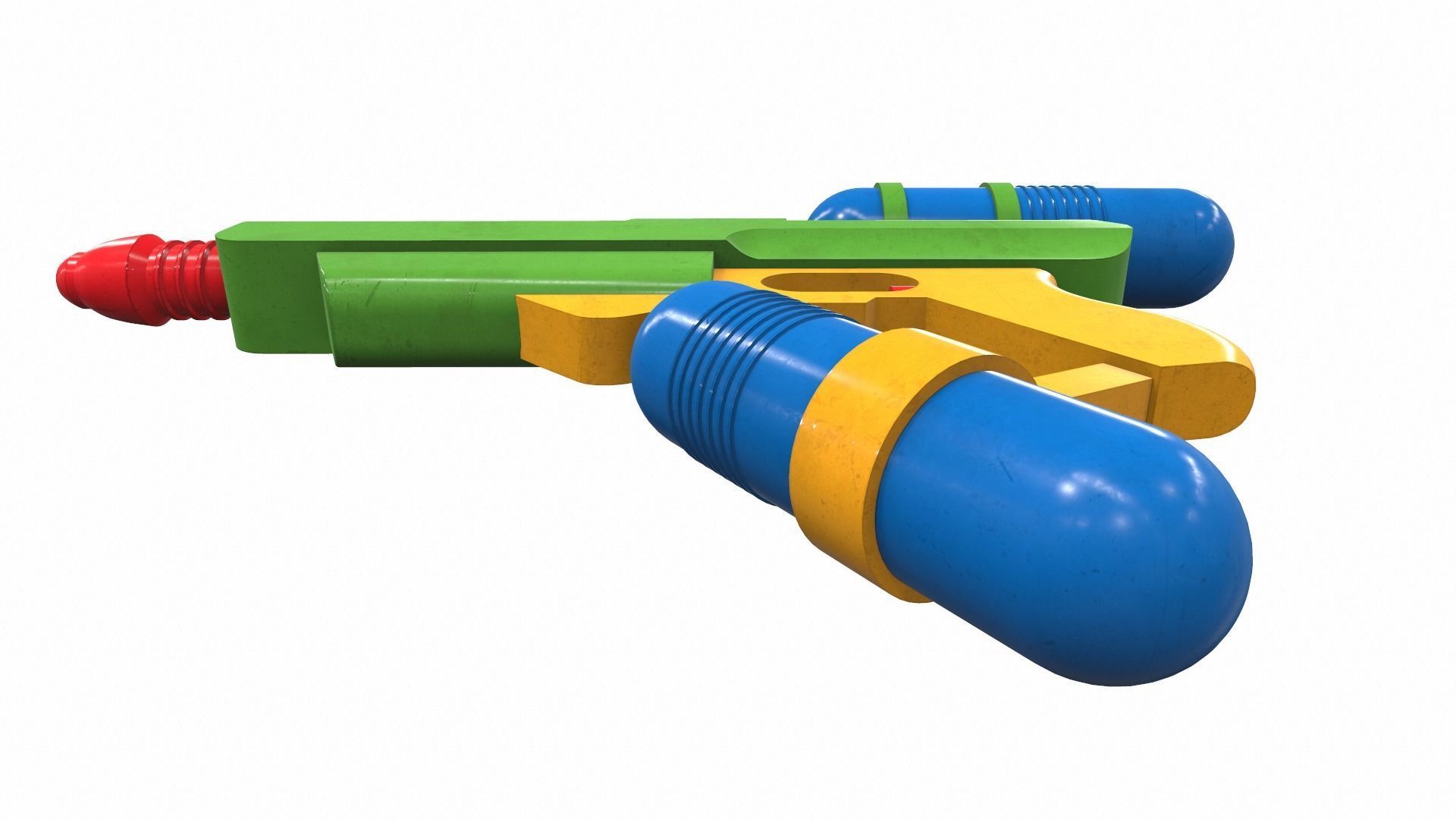 Toy water gun 1 3D model_4