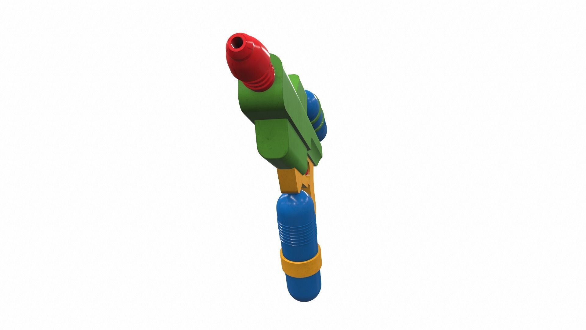 Toy water gun 1 3D model_2