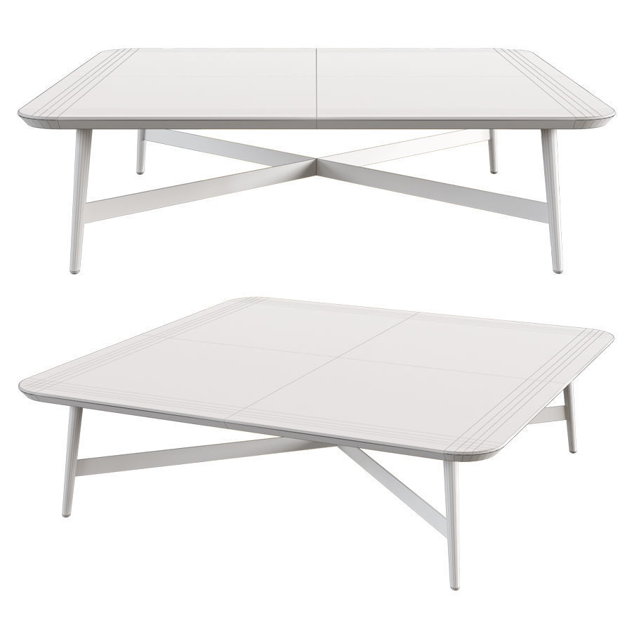 Roche Bobois Octet Cocktail Table 3D model_1