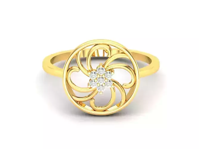 Women Band Ring 3dm render detail 3D print model