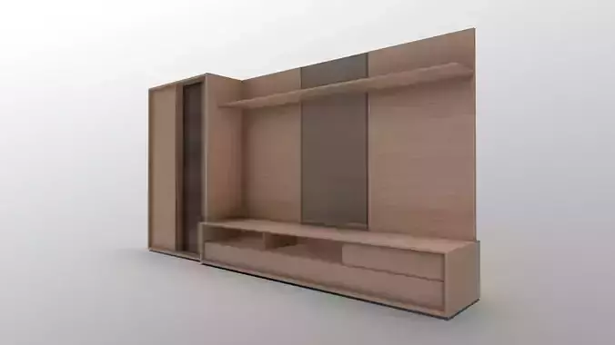 Wooden TV Stand Shelf