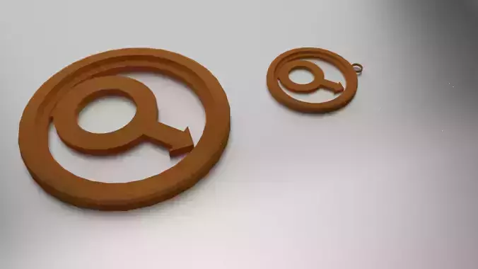 Glass Coaster Mars and Pendant