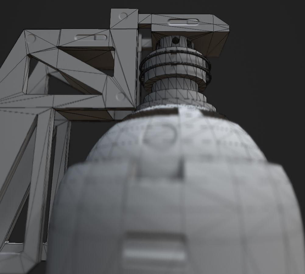 scifi extinguisher  lowpoly Free low-poly 3D model_8