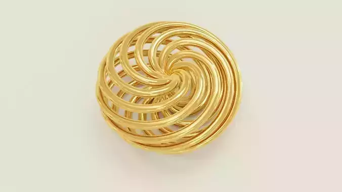 jewelery gold spiral ring
