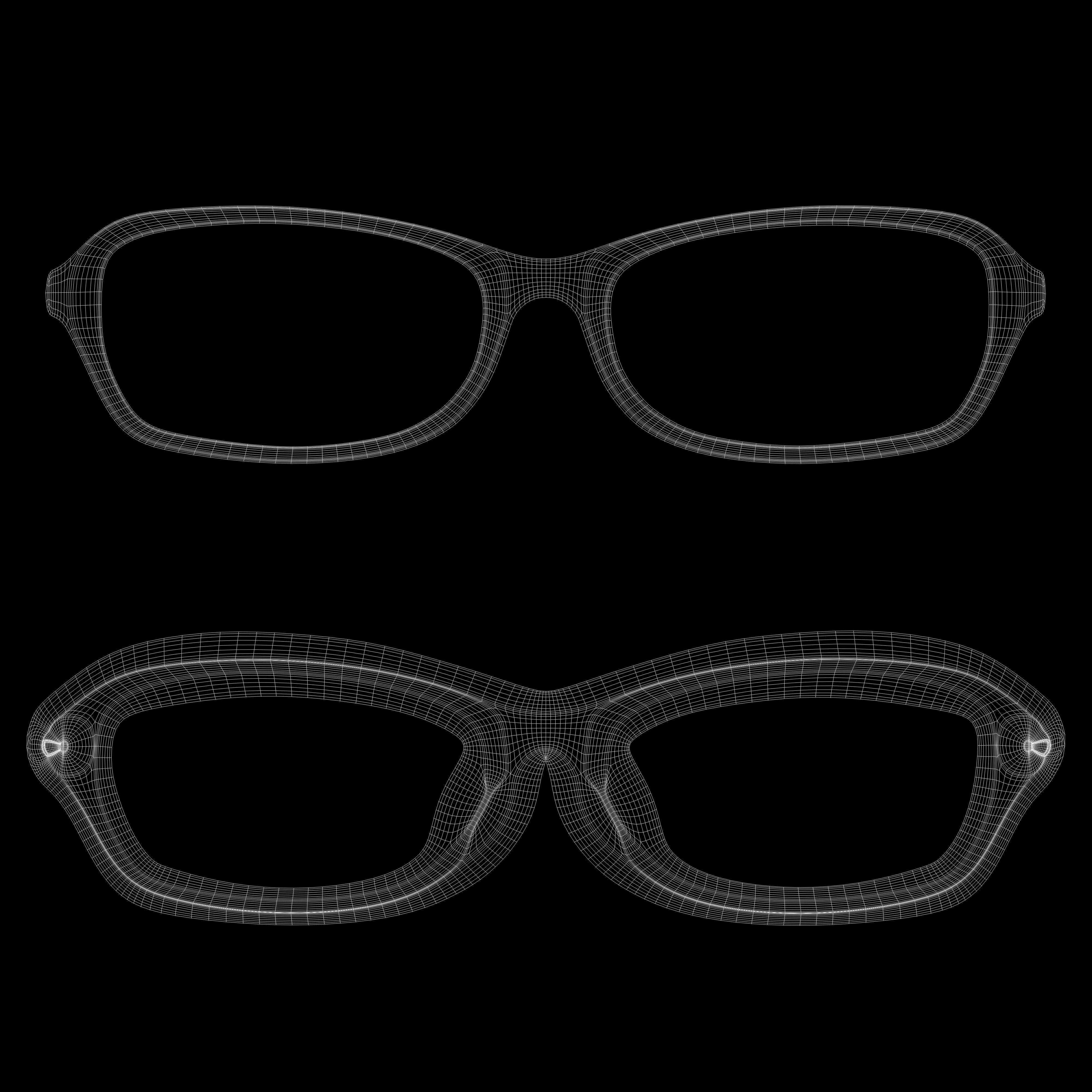 Eyeglasses for Men and Women 3D print model_17