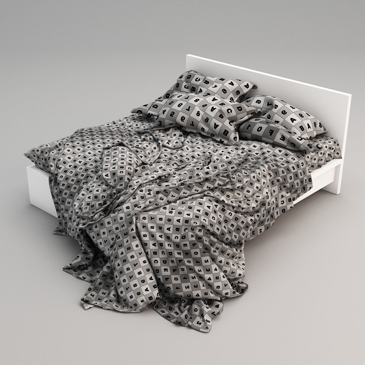 Bed collection 16 3D model_17