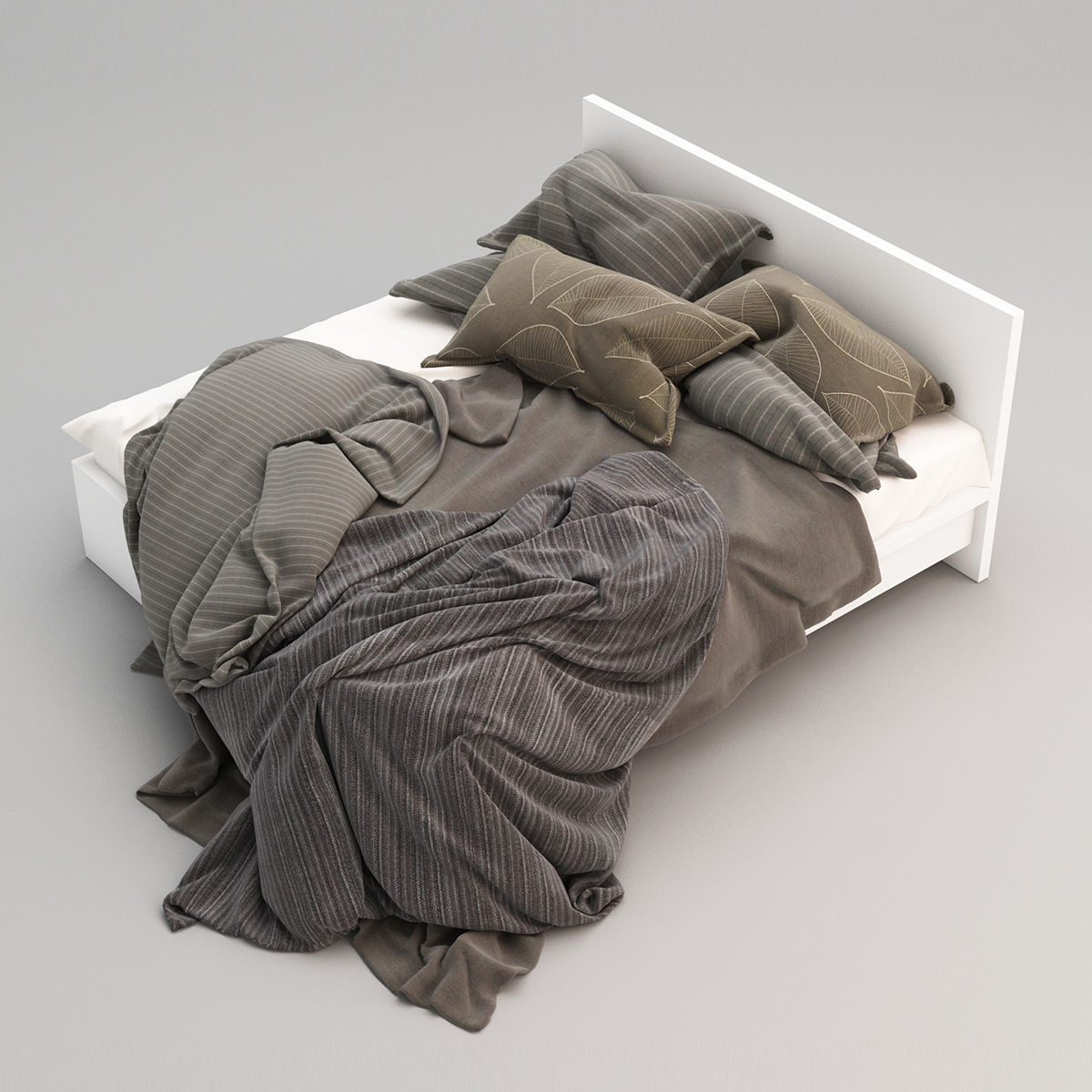Bed collection 16 3D model_12
