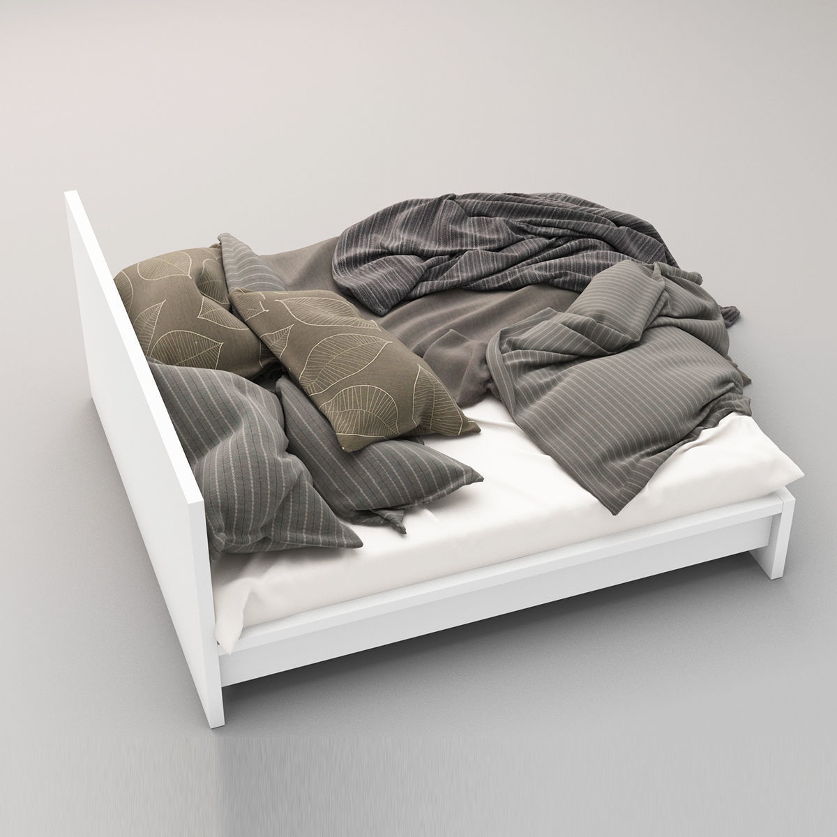 Bed collection 16 3D model_8