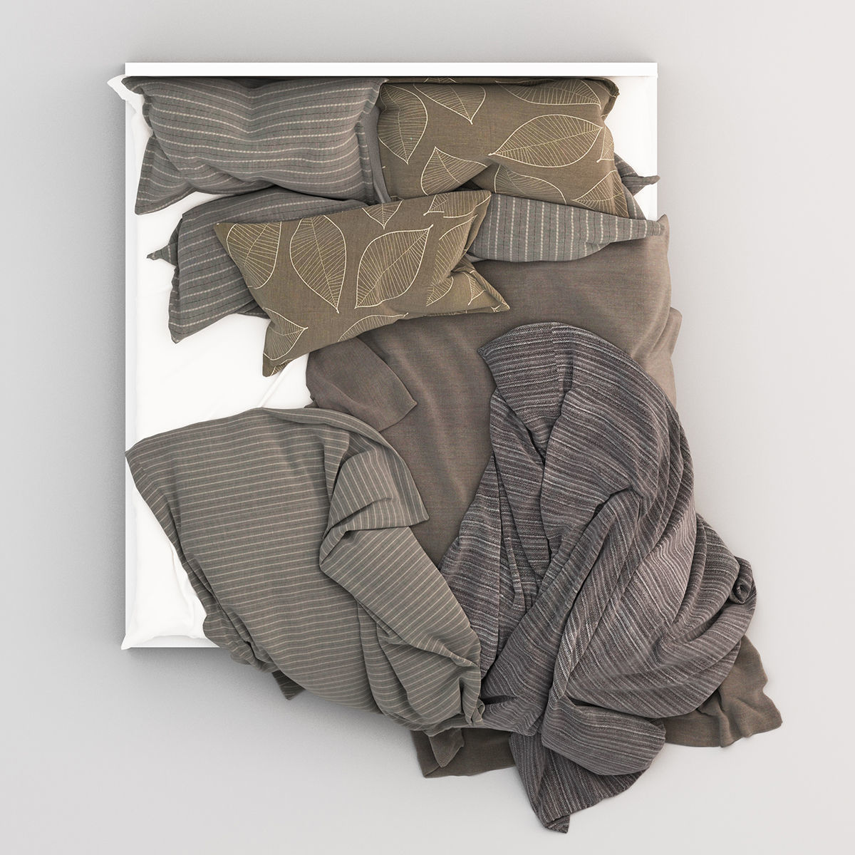 Bed collection 16 3D model_2