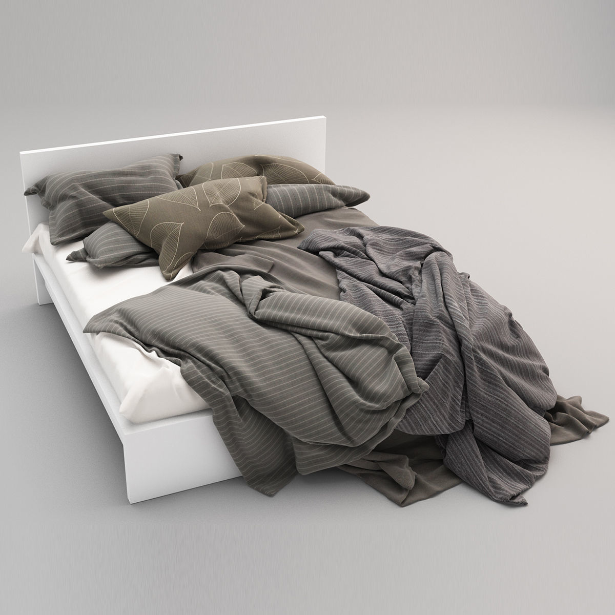 Bed collection 16 3D model_1