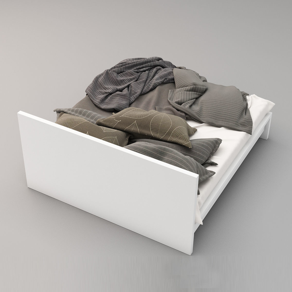 Bed collection 16 3D model_7