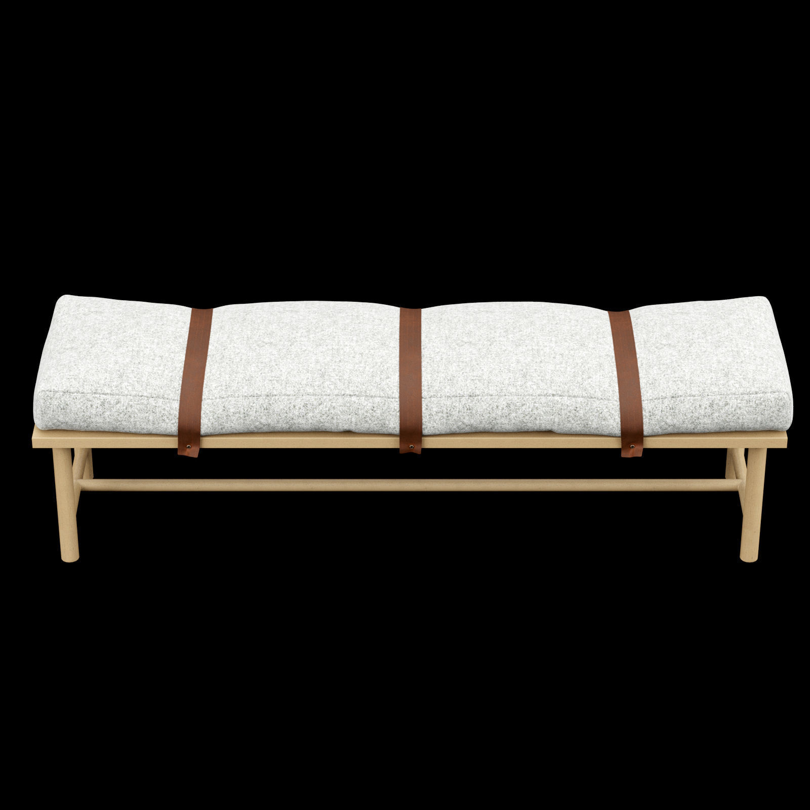 bed bench 3 3D model_2