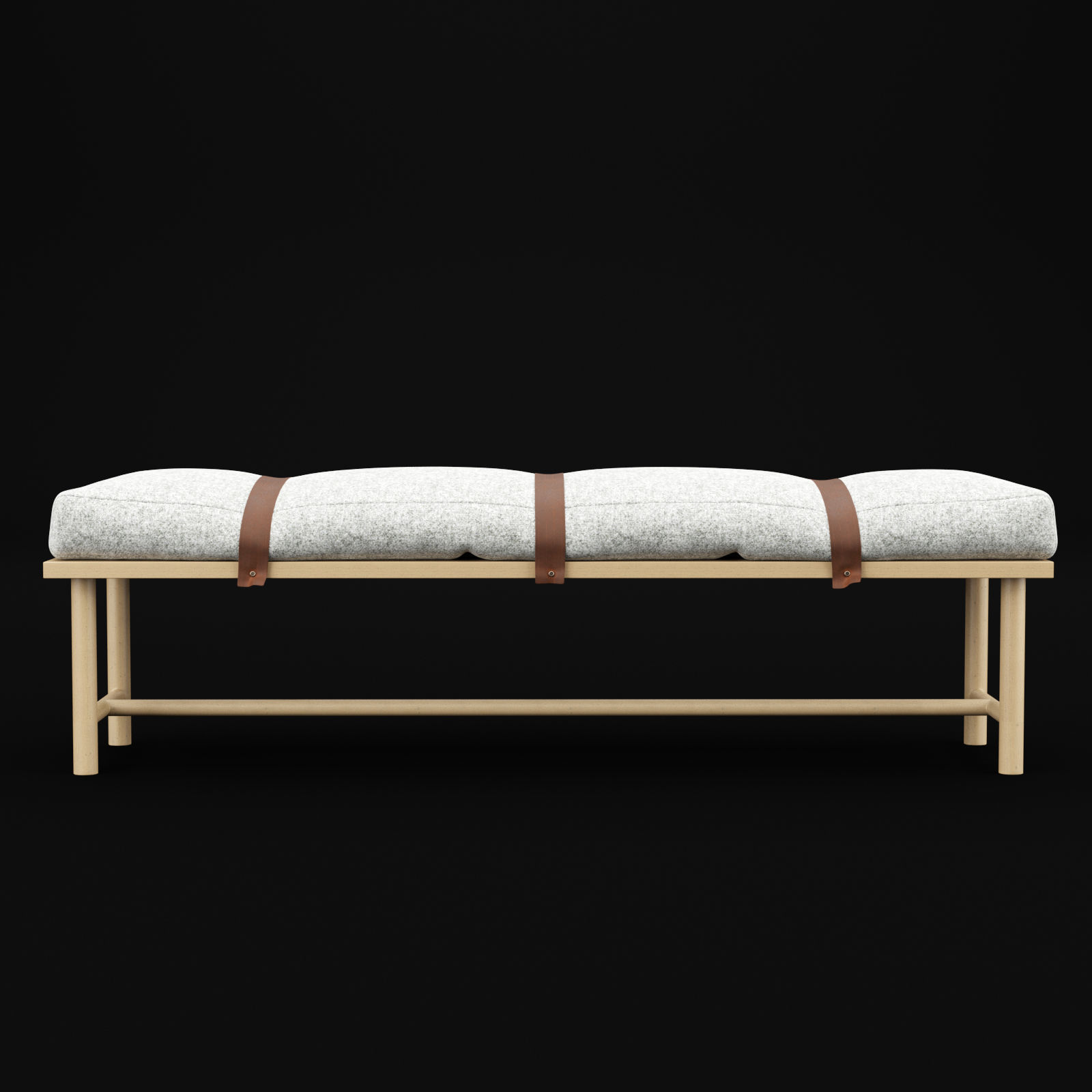 bed bench 3 3D model_4