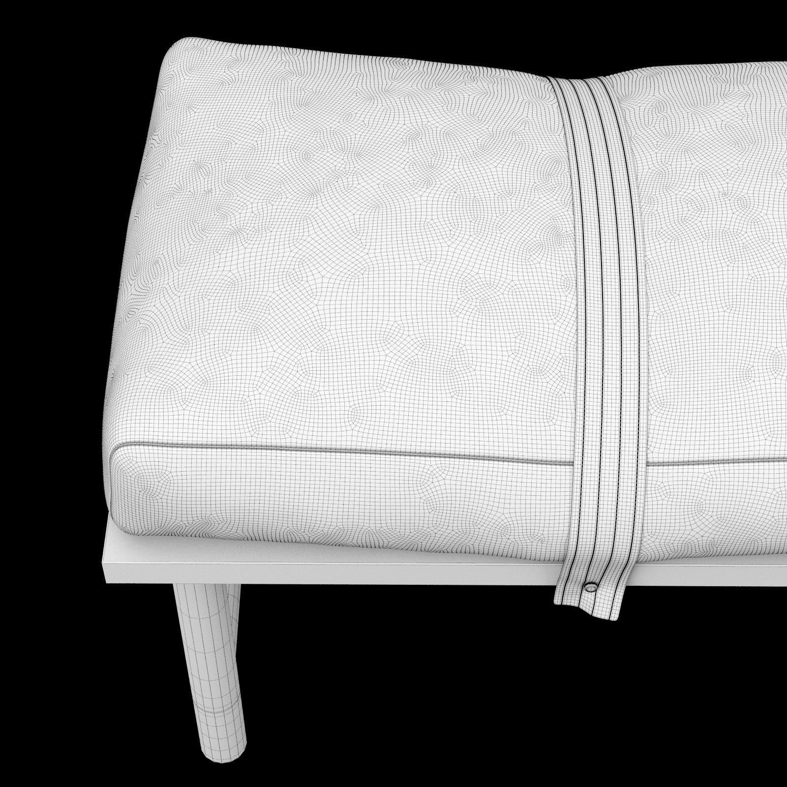 bed bench 3 3D model_25