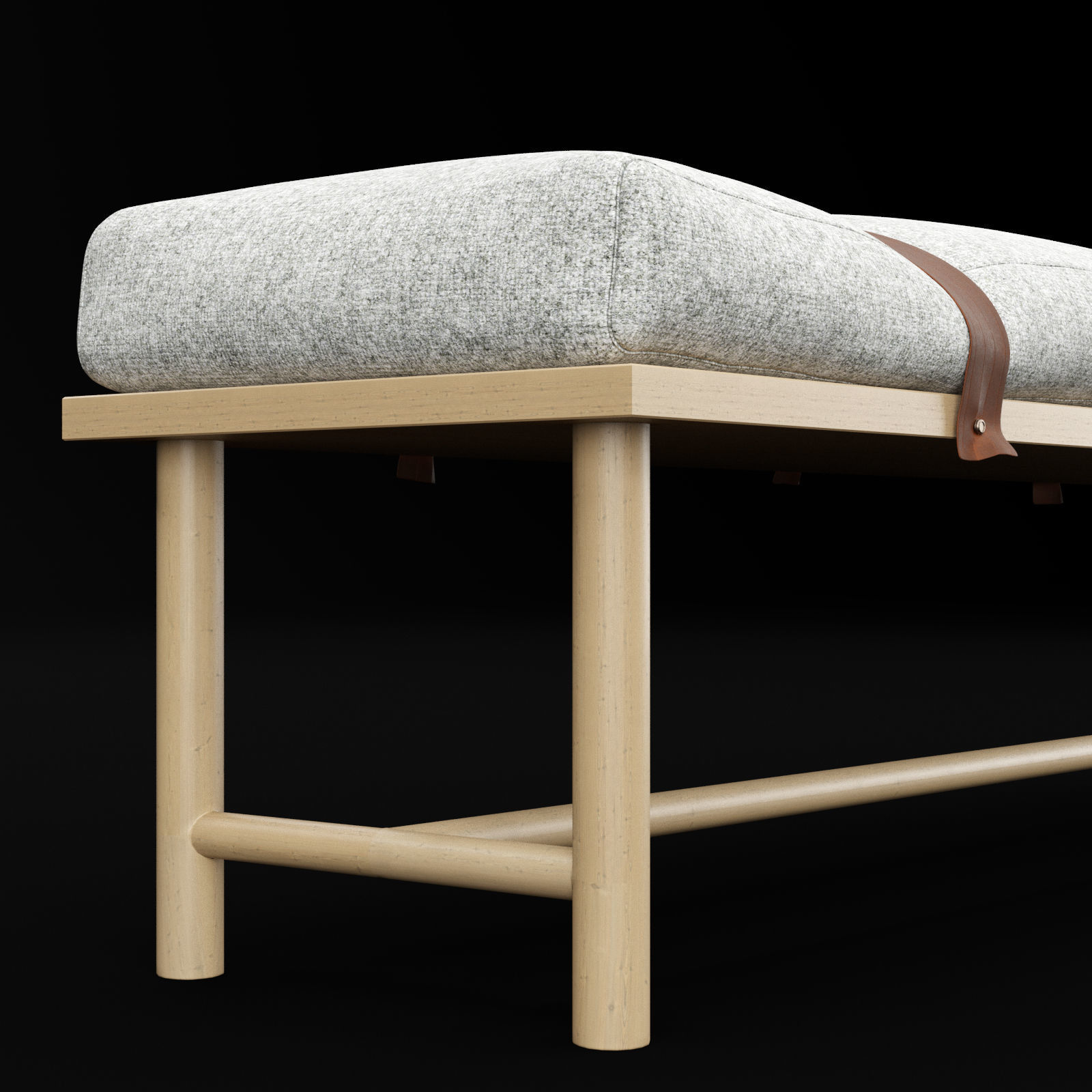 bed bench 3 3D model_16