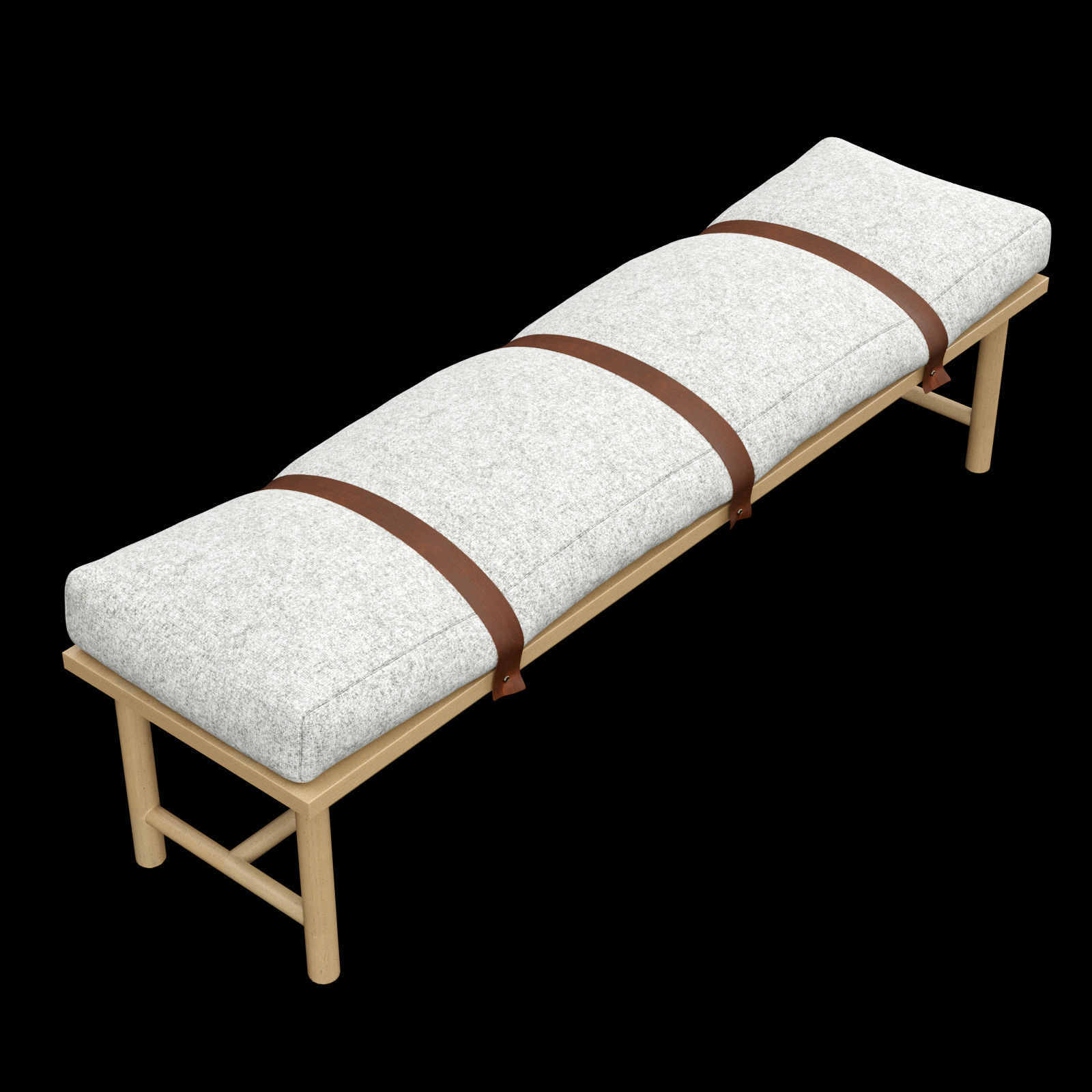 bed bench 3 3D model_14