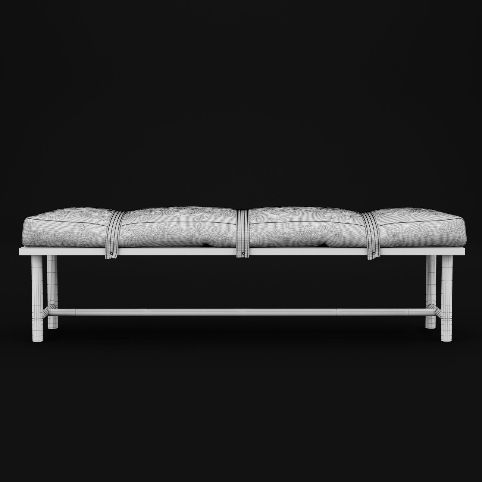 bed bench 3 3D model_5