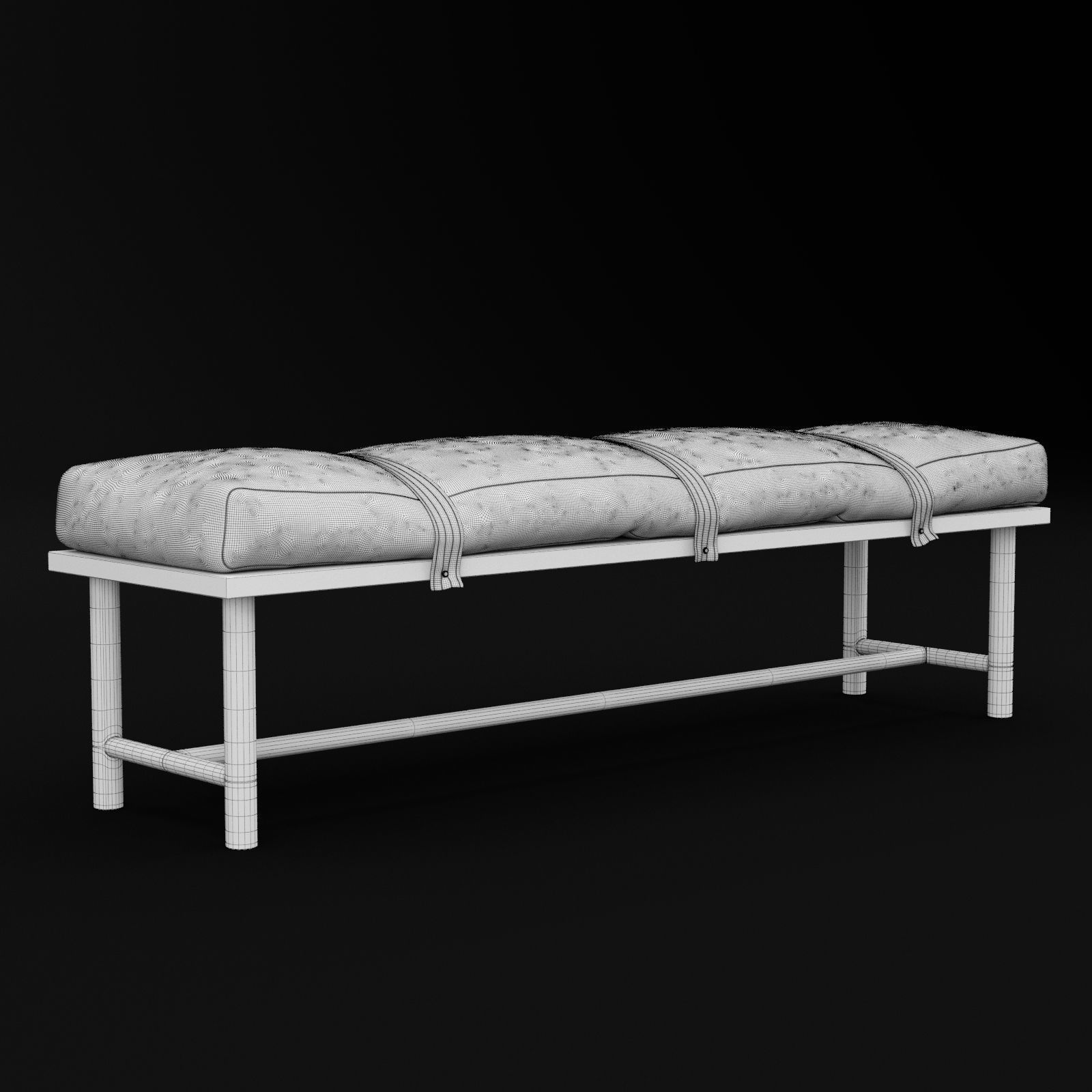bed bench 3 3D model_7