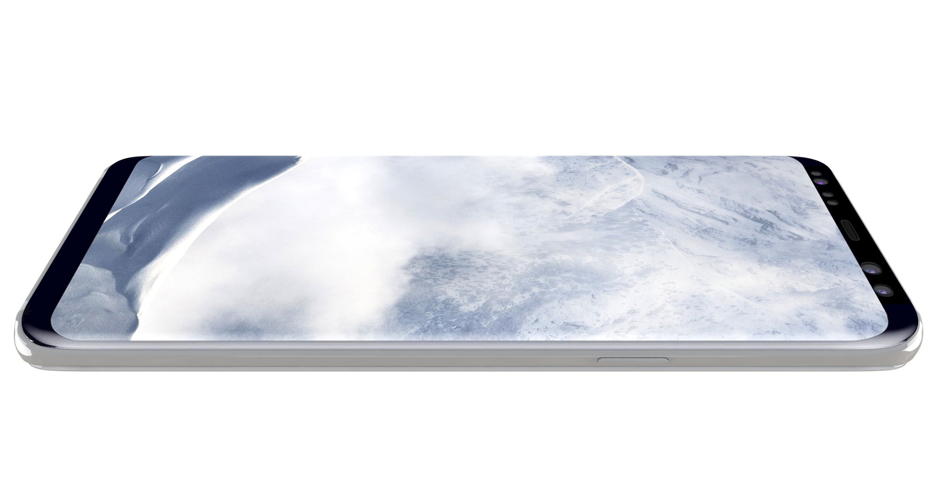 Samsung Galaxy S8 Arctic Silver 3D model_8