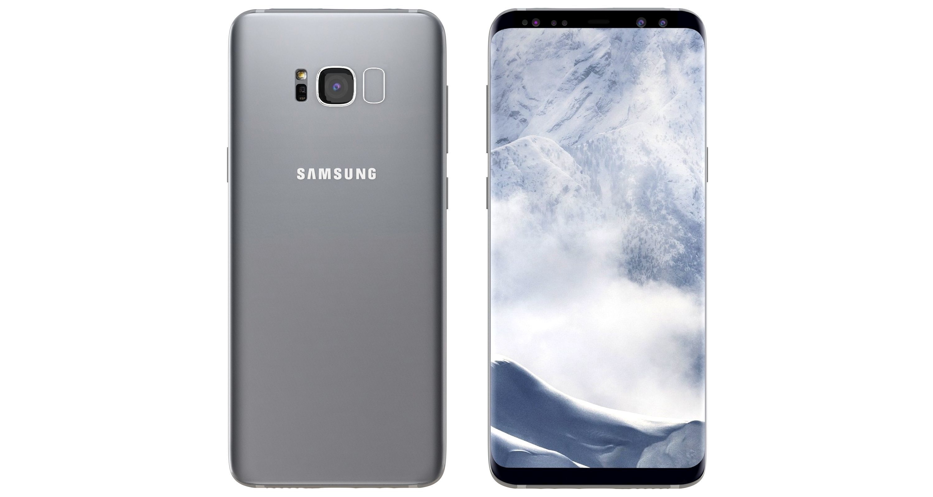 Samsung Galaxy S8 Arctic Silver 3D model_5
