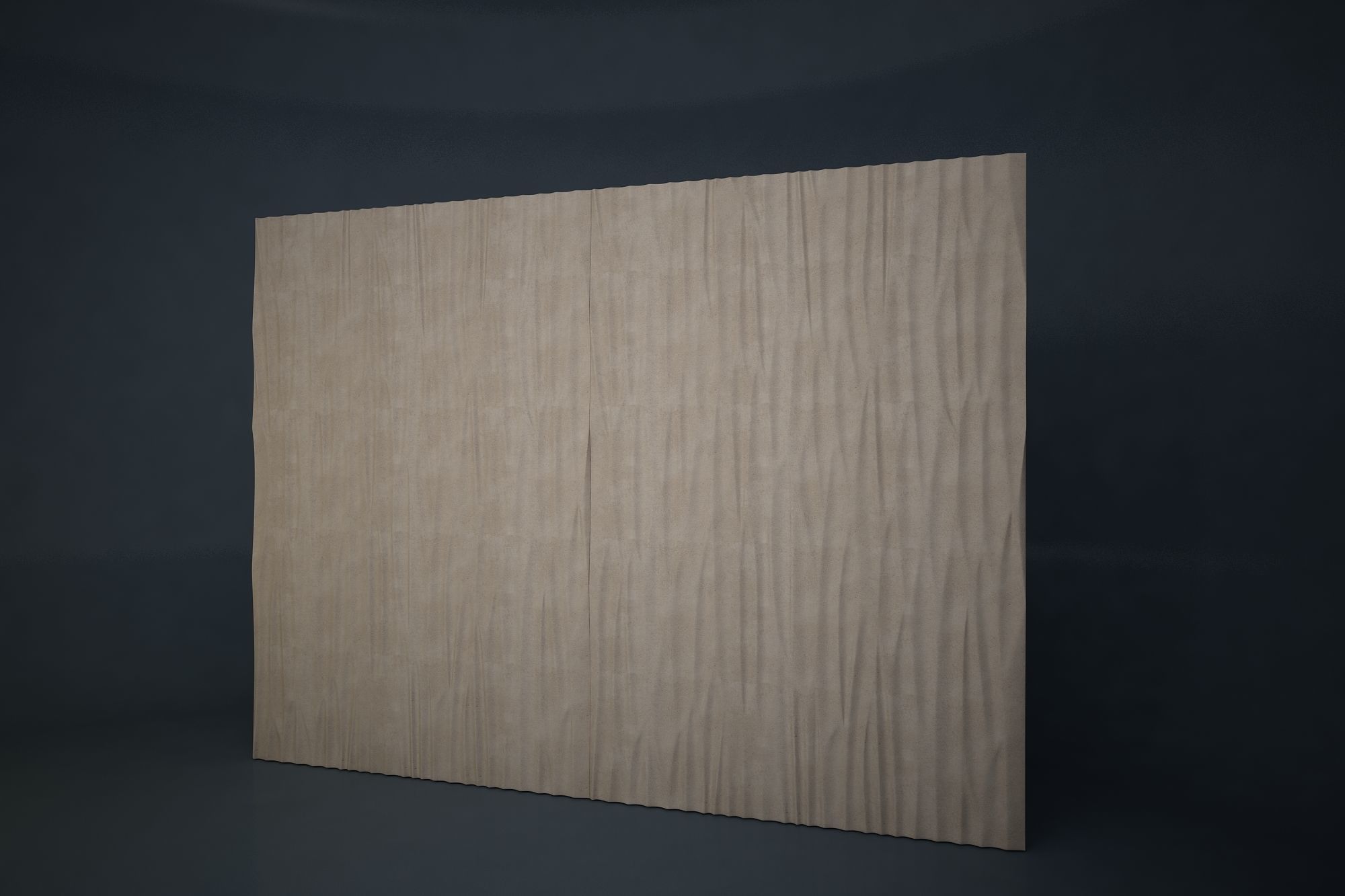 02 CIRCU PATTERN WALL Low-poly 3D model_1