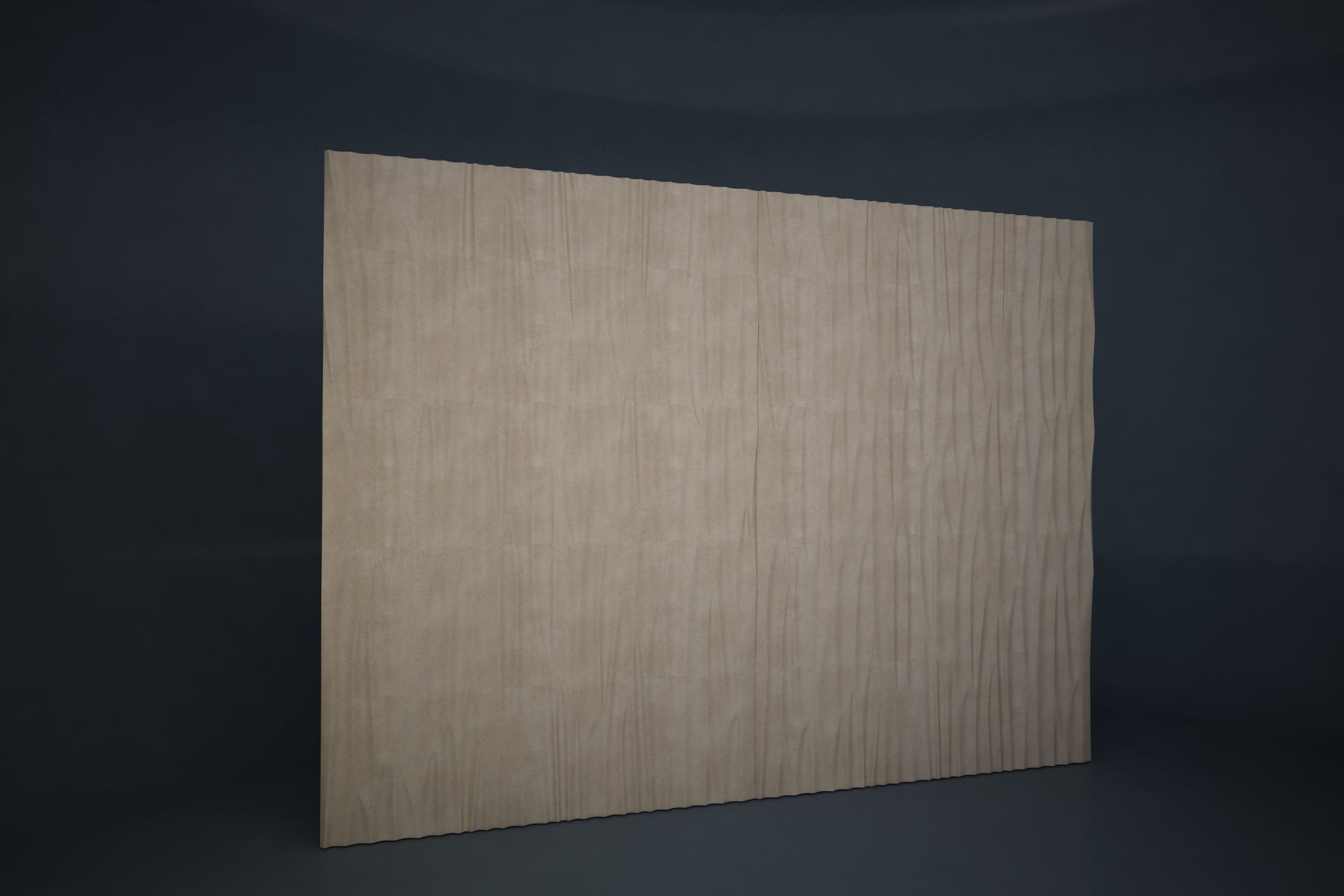 02 CIRCU PATTERN WALL Low-poly 3D model_2