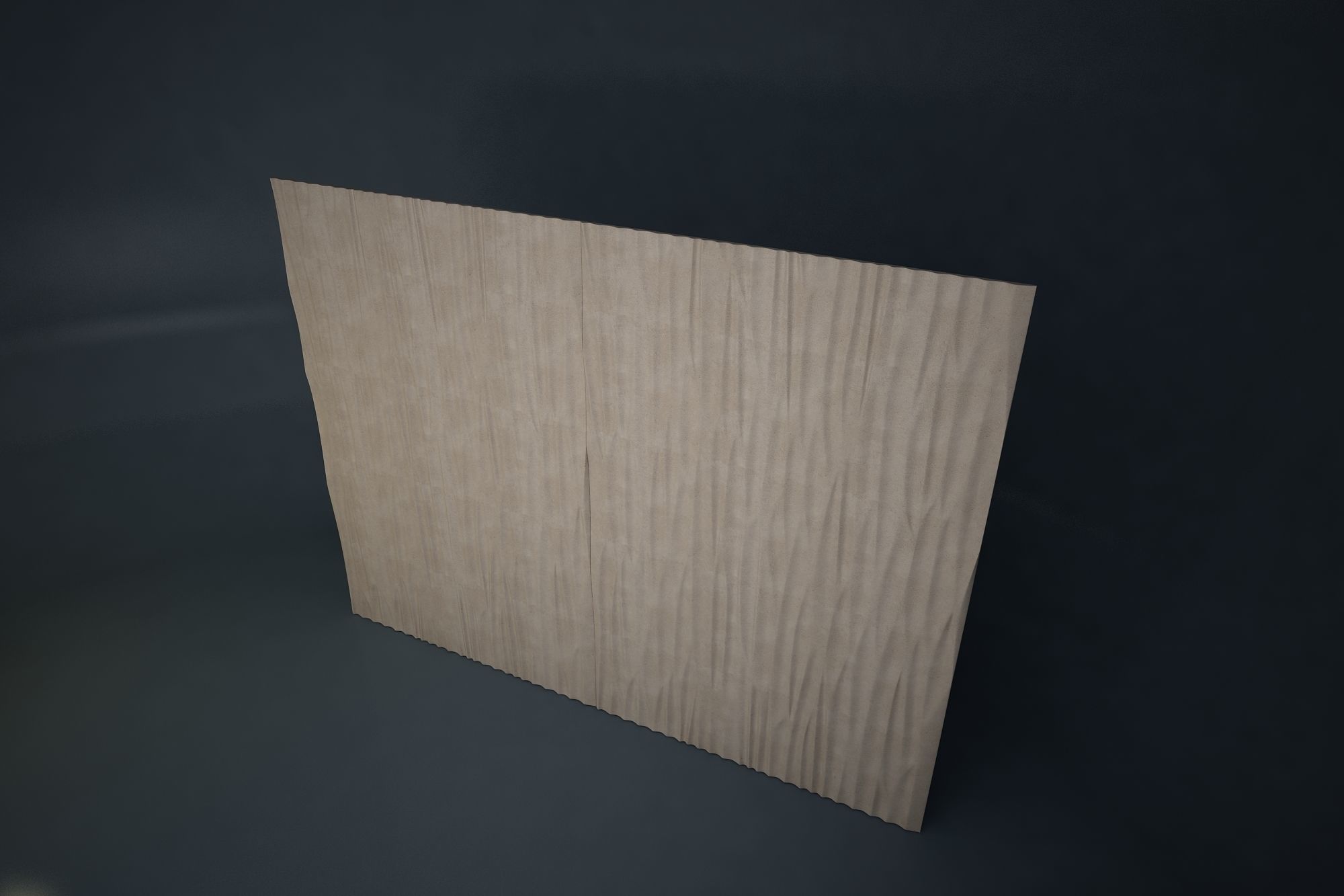 02 CIRCU PATTERN WALL Low-poly 3D model_4