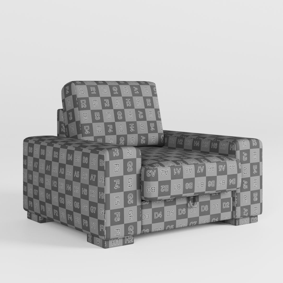 Manchester armchair 3D model_20