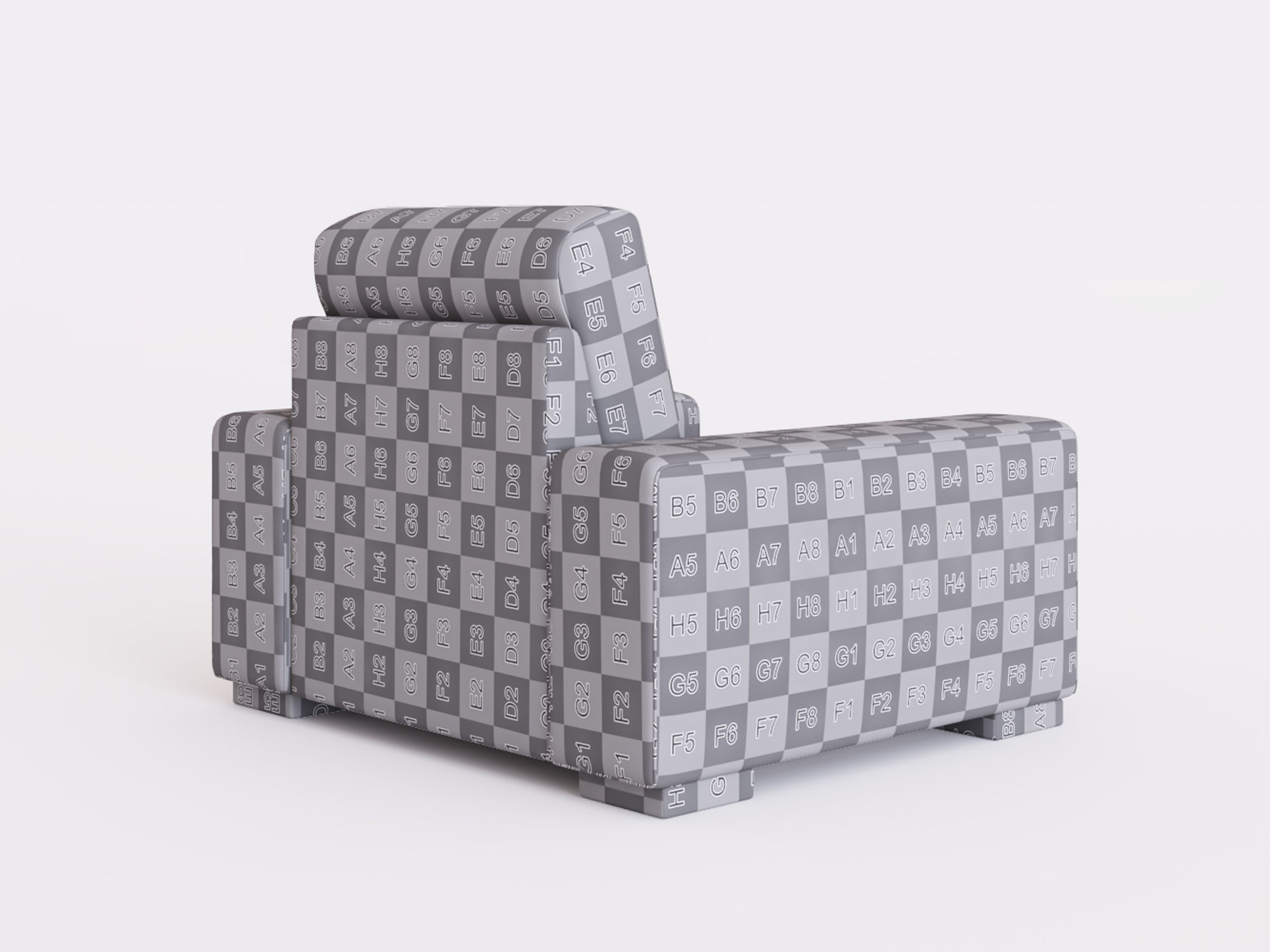 Manchester armchair 3D model_15
