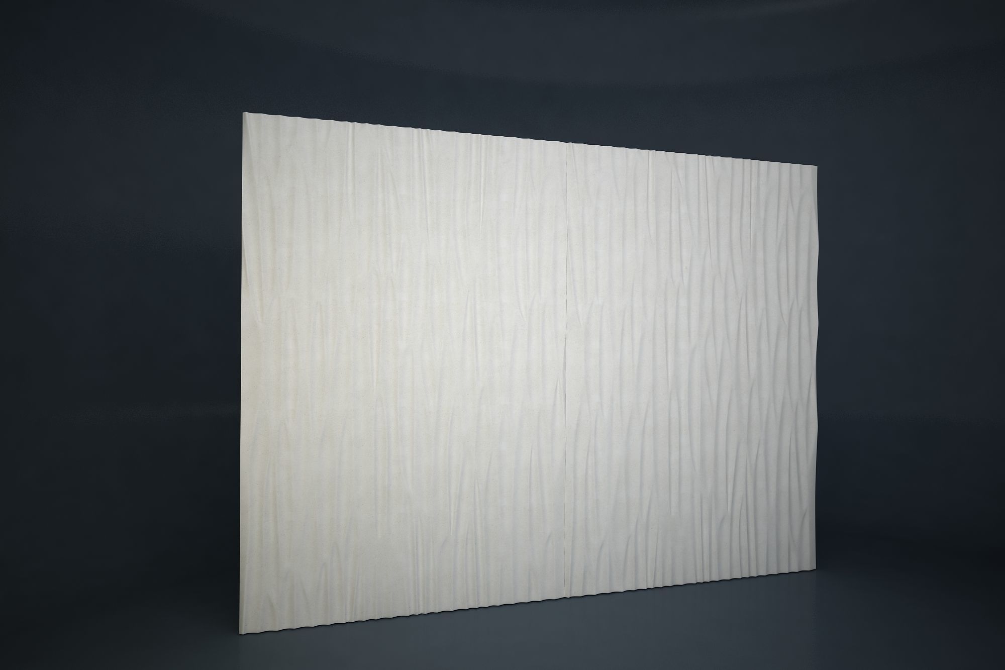 03 CIRCU PATTERN WALL Low-poly 3D model_2
