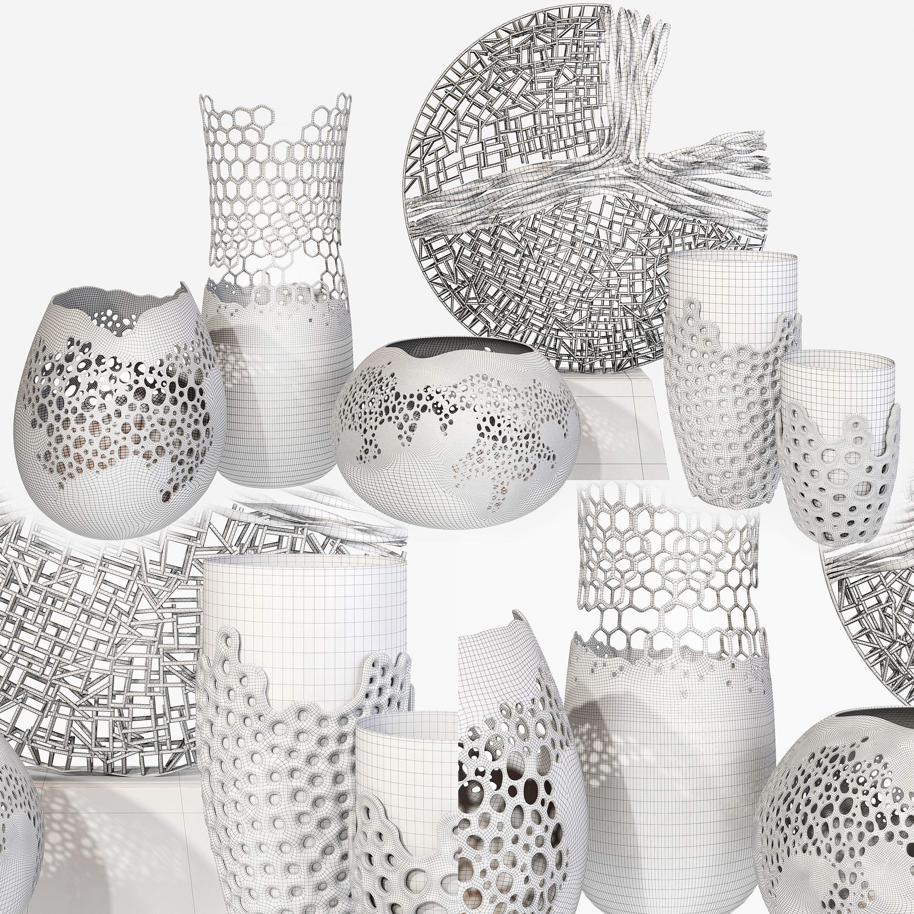 Decor set 60 3D model_5