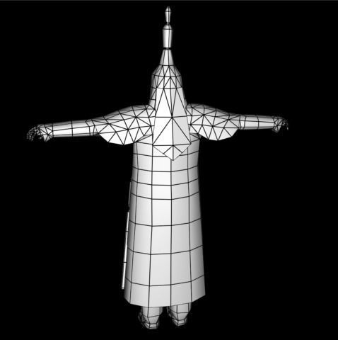 Imperial Guard Qin-Dynasty Low-poly 3D model_4