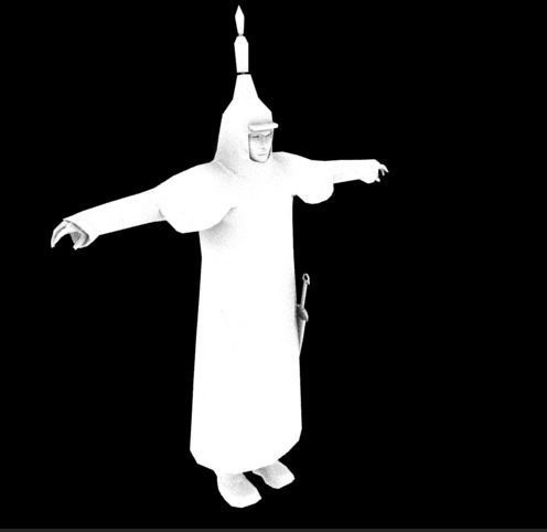 Imperial Guard Qin-Dynasty Low-poly 3D model_5