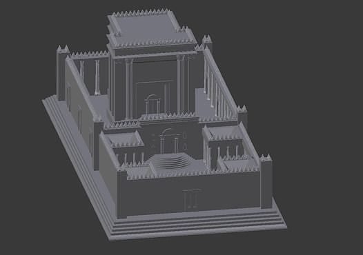 Temple of Herod 3D model 3D printable | CGTrader