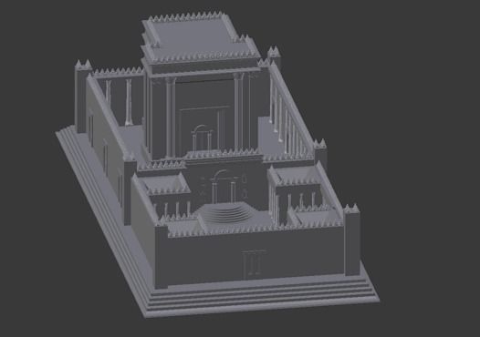 Temple of Herod 3D print model_1