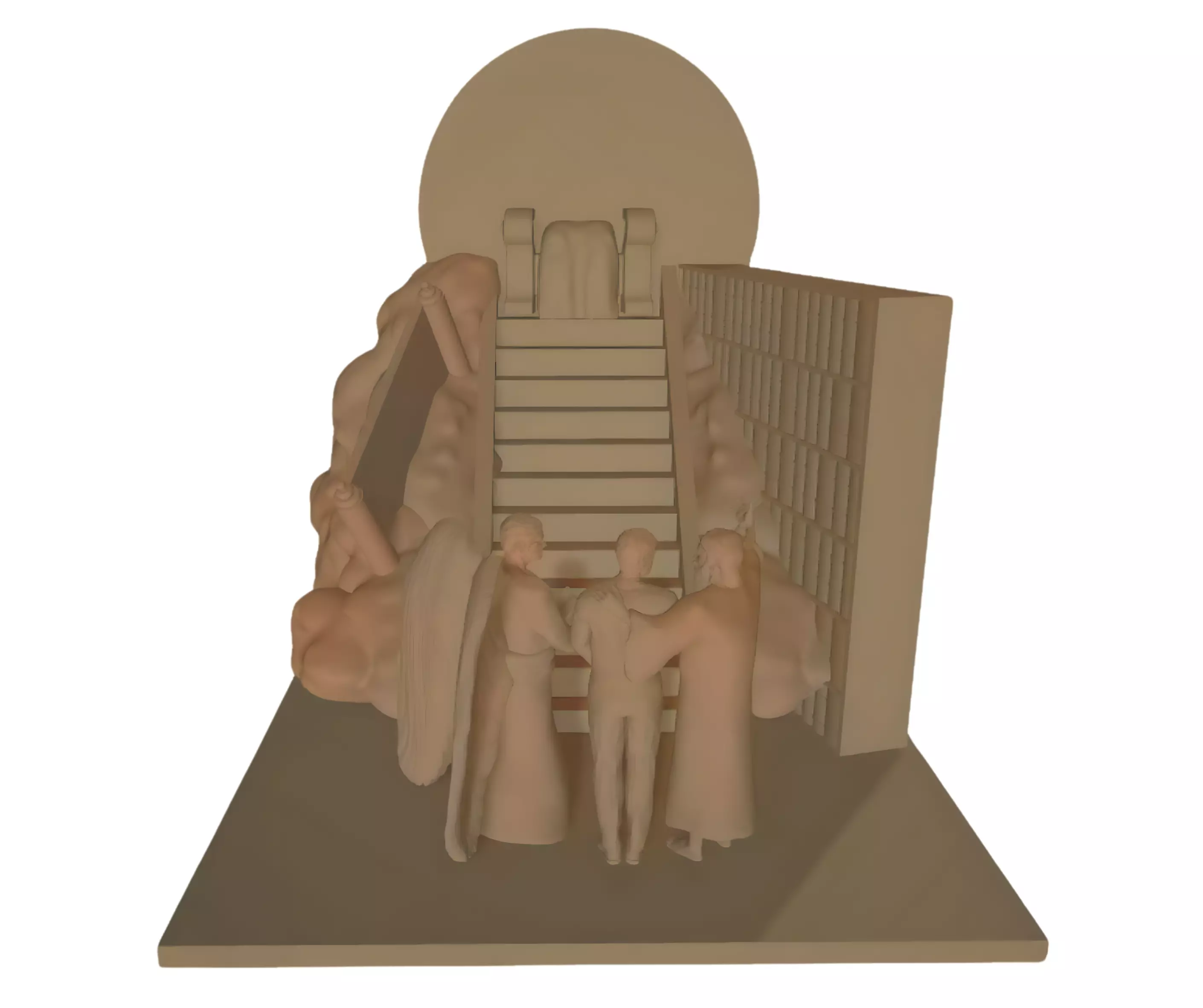 Last Judgement Day of God 3D print model_0