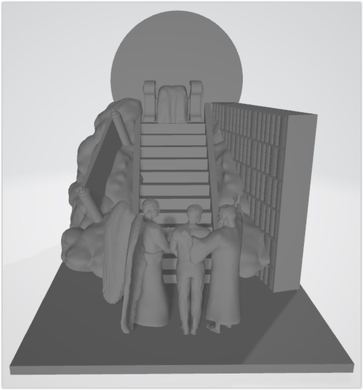 Last Judgement Day of God 3D print model_1