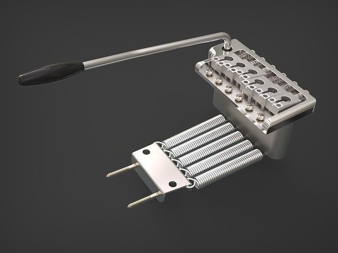 PRS Gen III Guitar Tremolo System 3D model