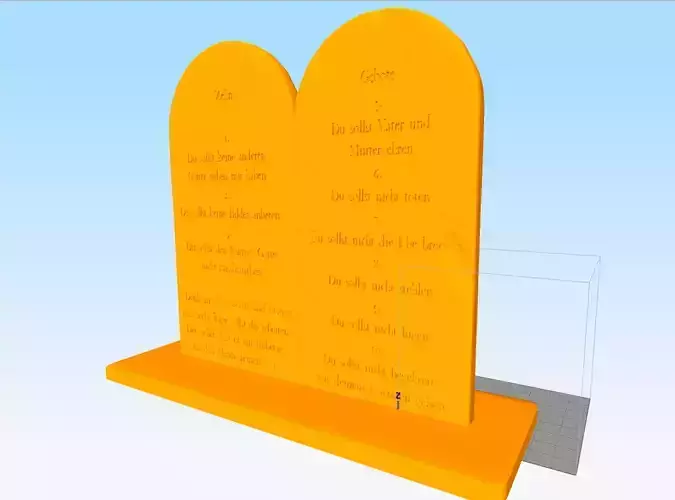 Ten Comandements 3D print model