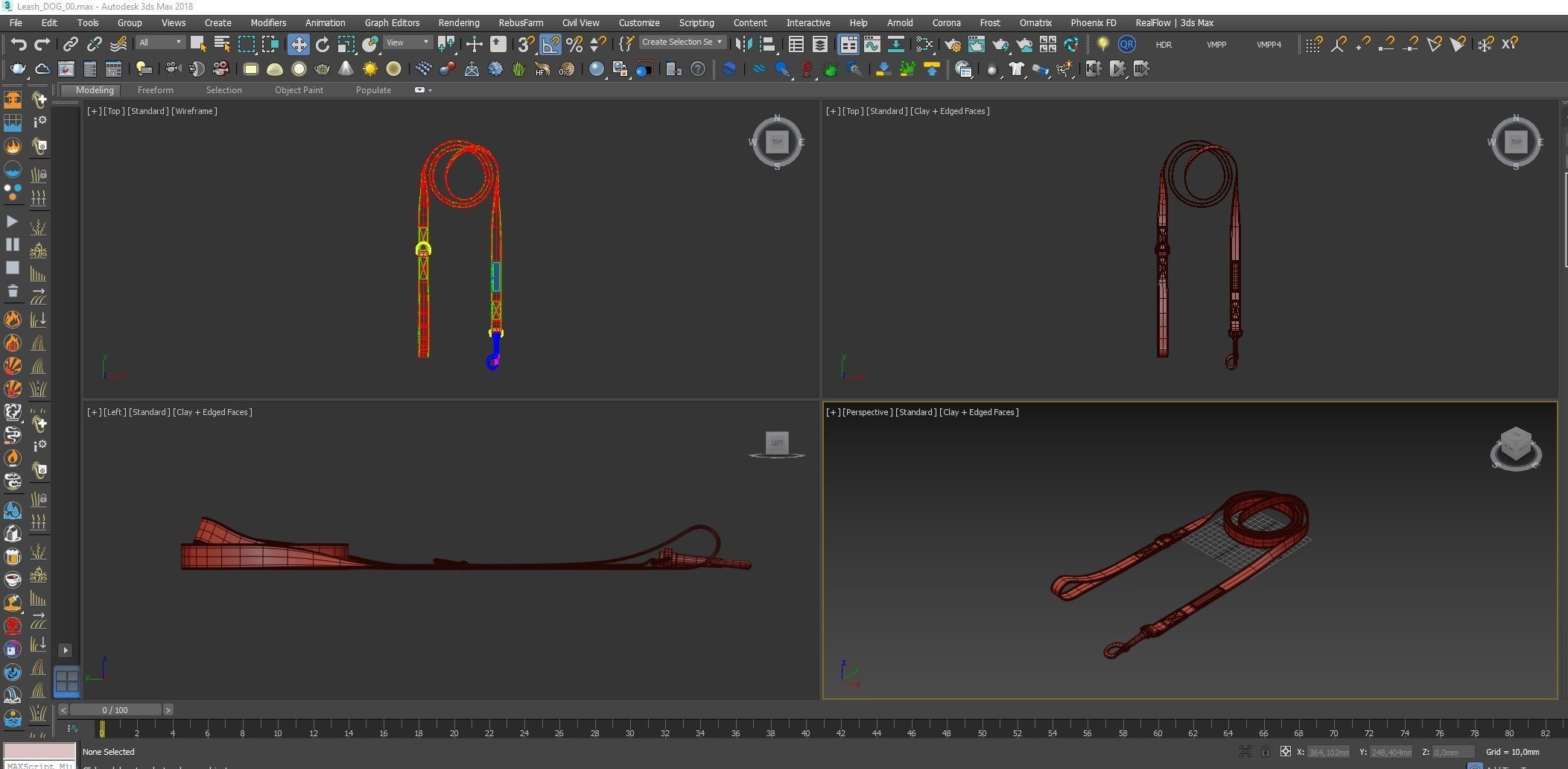 3D Models dog leash 3D model_6