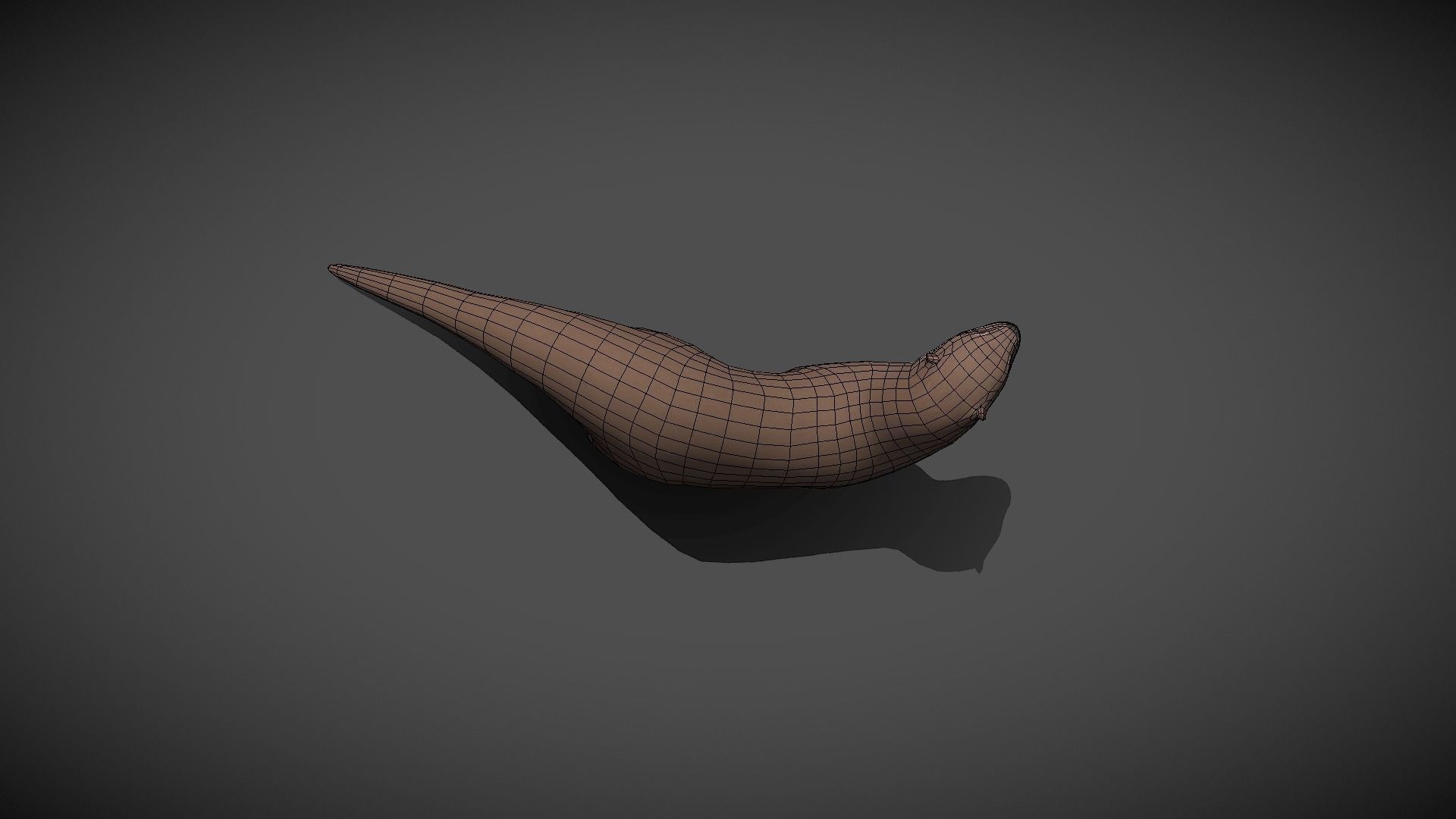 Low poly Otter - Idle Animated Low-poly 3D model_10