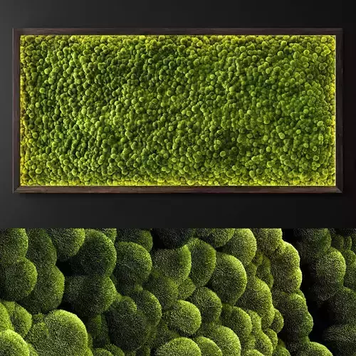 Moss wall 2 3D model