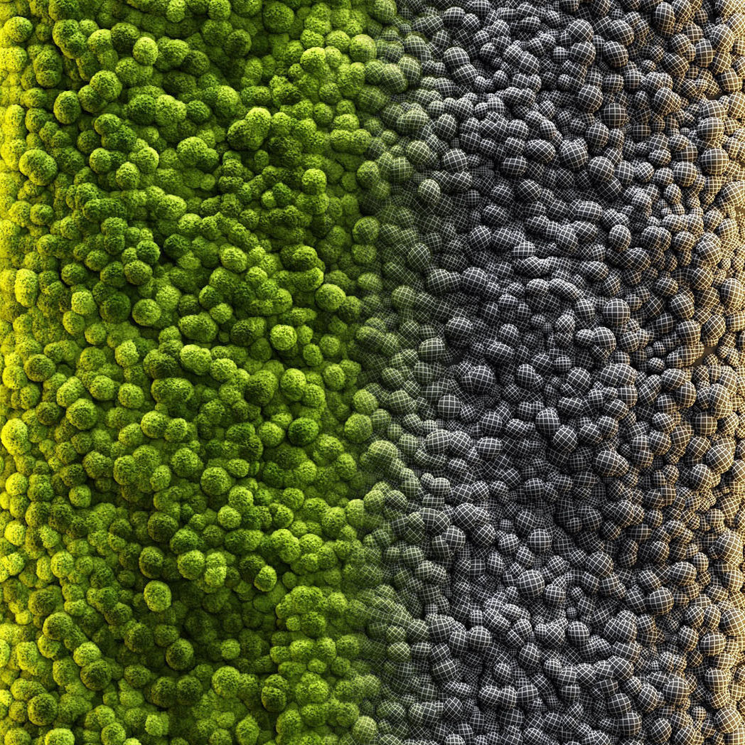 Moss wall 2 3D model_3