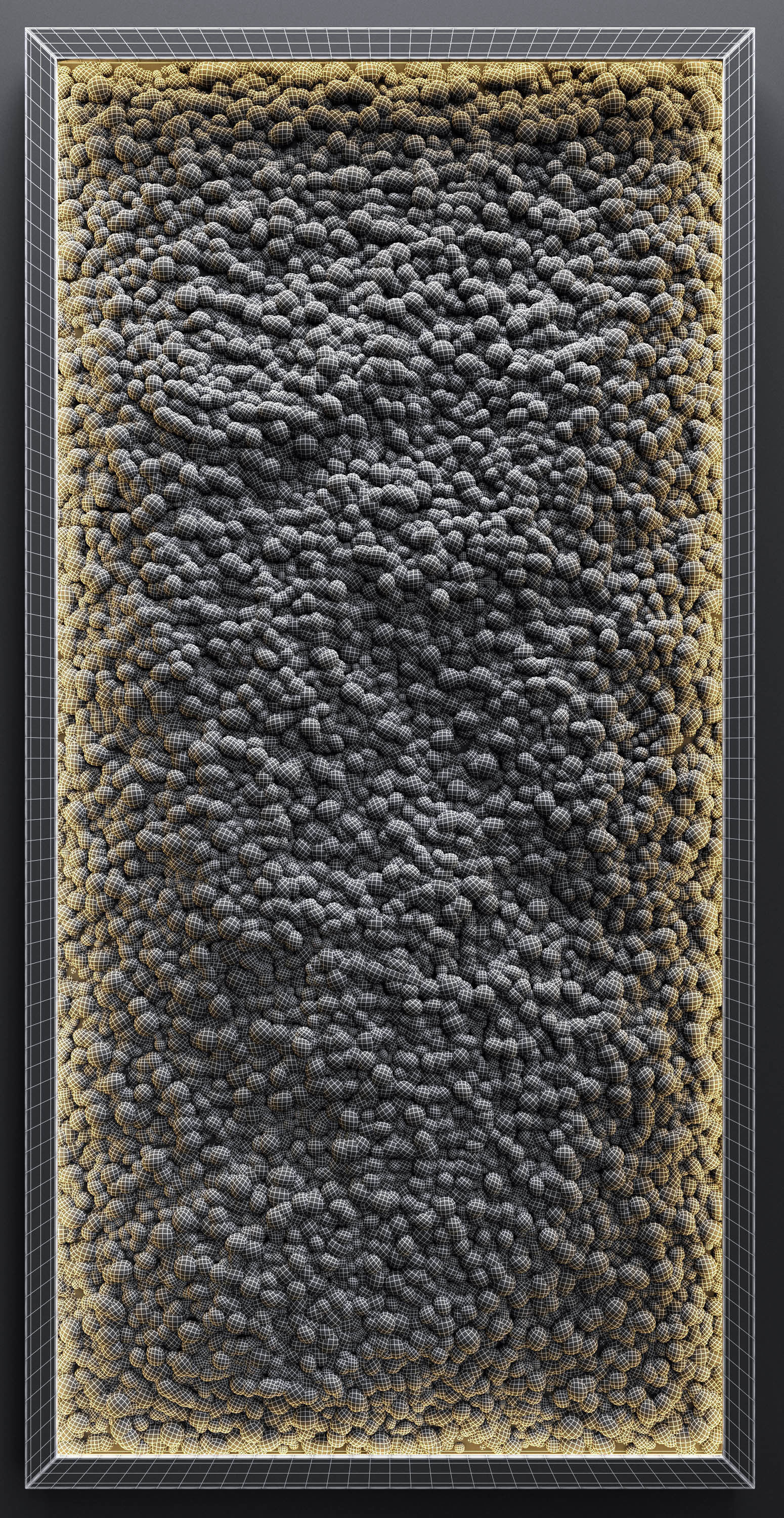 Moss wall 2 3D model_2