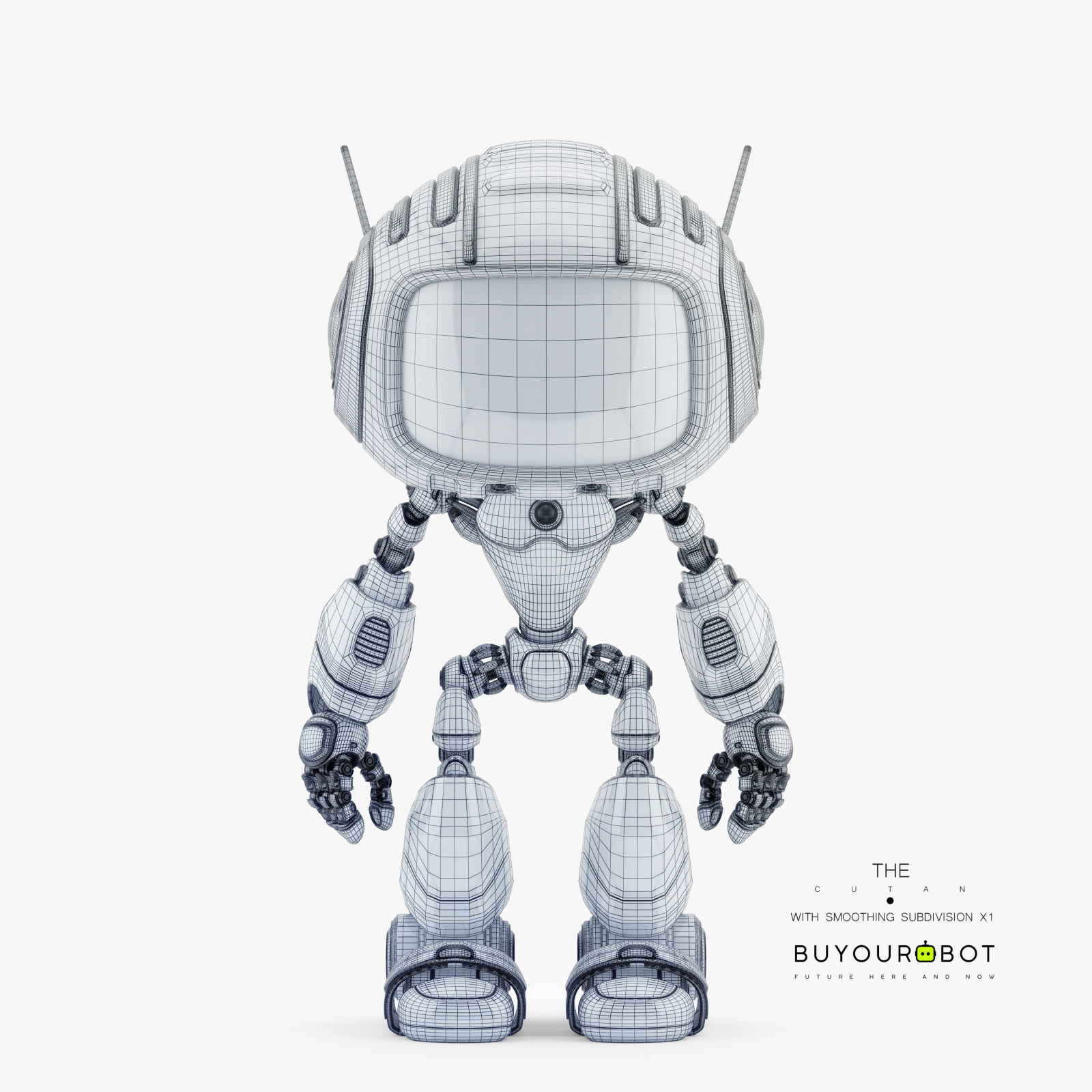 CUTE ALIEN ROBOT IV 3D model_7