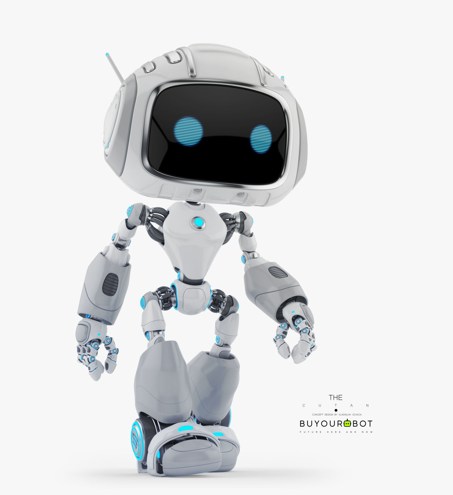 CUTE ALIEN ROBOT IV 3D model_3