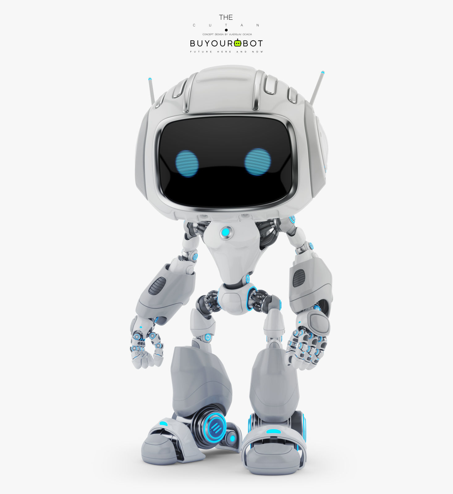 CUTE ALIEN ROBOT IV 3D model_4